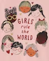 Camiseta infantil Girls Rule The World rosa |
