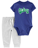 Conjunto longo bebê 2 peças all-star multicor | Carter's