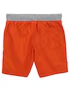 Bermuda infantil com elástico e cordão vermelha |