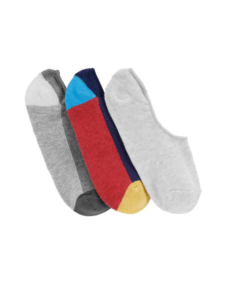 Kit meia infantil 3 pares cano curto mescla multicor |