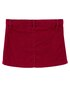 Saia infantil de veludo cotelê vinho |